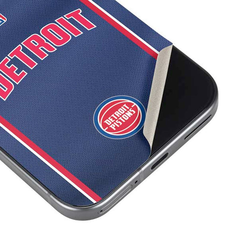 NBA Detroit Pistons Jersey Google Pixel 9 Skin